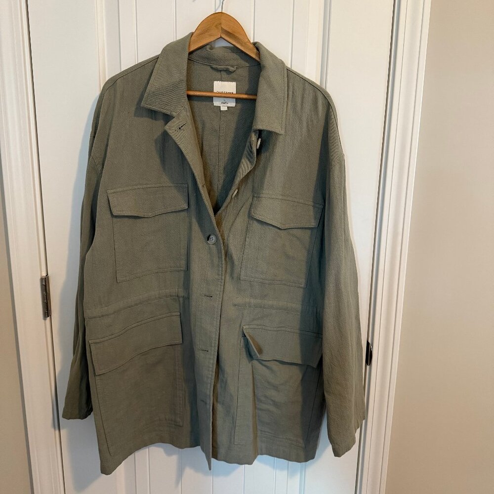 Gentle Fawn Fall coat in army green